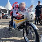 Jim Redman-sechsfacher Weltmeister in der Motorrad-Weltmeisterschaft.
